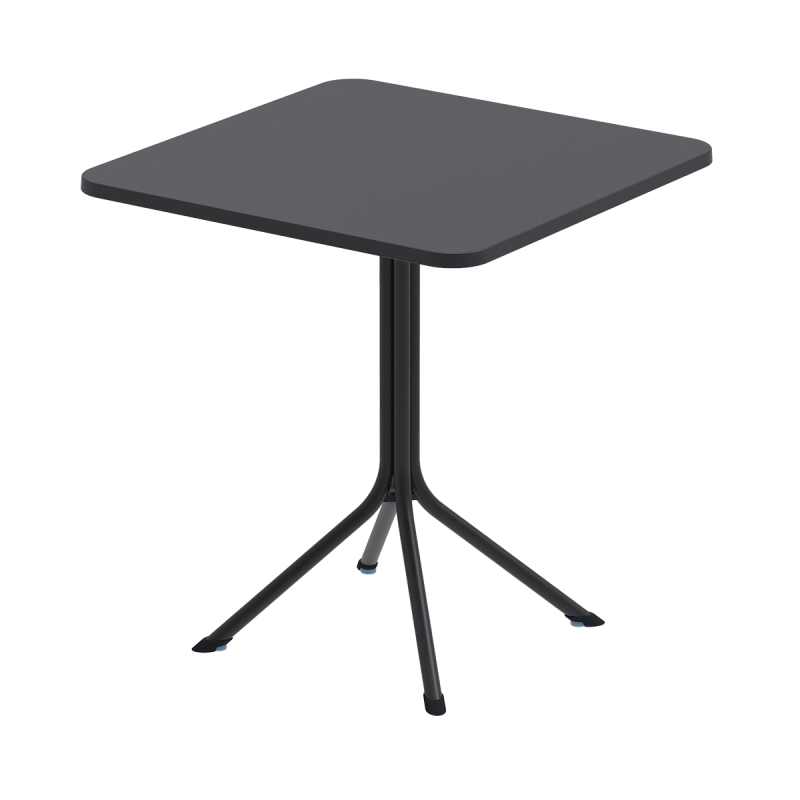 Alaus sodo staliukas PRATO 70x70 juodas