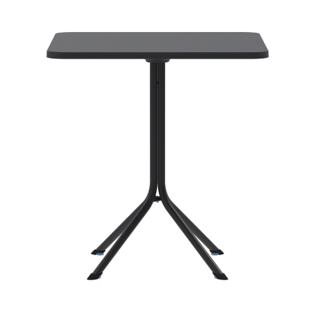 Alaus sodo staliukas PRATO 70x70 juodas