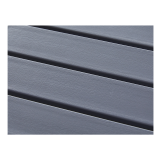 Alaus sodo staliukas TERRAZZA 140x85 tamsiai pilkas