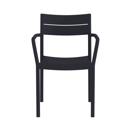 Alaus sodo kėdė CAPRI ARM juoda