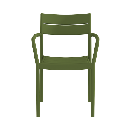 Alaus sodo kėdė CAPRI ARM žalia
