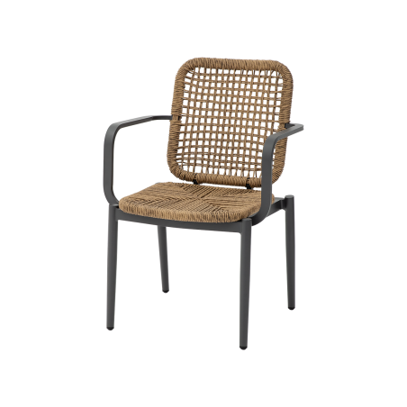 Technorataninė kėdė DIEGO ruda