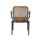 Technorataninė kėdė DIEGO ruda