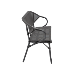 Technorataninis suolas CAMILLO BENCH grafito