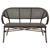 Technorataninis suolas CAMILLO BENCH rudos