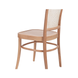 Medinė restorano kėdė LOOMI 811 Rattan natūrali