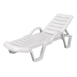 Plastikinis baseino gultas COSTA ARM baltas