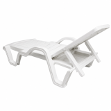 Plastikinis baseino gultas COSTA ARM baltas