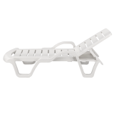 Plastikinis baseino gultas COSTA ARM baltas
