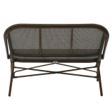 Technorataninis suolas MATTEO BENCH tamsus antracito
