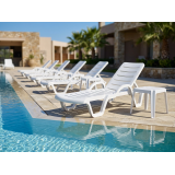 Plastikinis baseino gultas COSTA ARM baltas