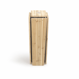 Alaus sodo stalas WOODY CROSS 241x241 eglė