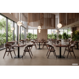 Medinė restorano kėdė FUTURA smoky