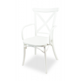 Vestuvinė kėdė CROSS-BACK FIORINI GRAND baltas