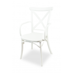 Vestuvinė kėdė CROSS-BACK FIORINI GRAND baltas