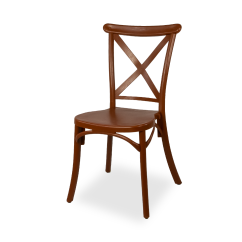 Vestuvinė kėdė CROSS-BACK FIORINI rudas